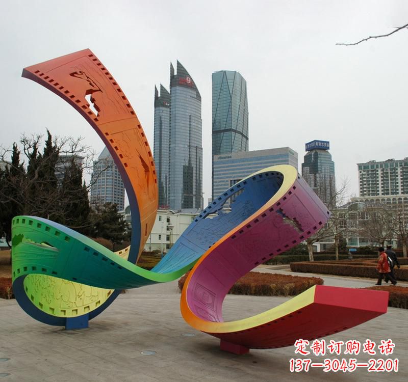 内江精美的不锈钢城市景观雕塑