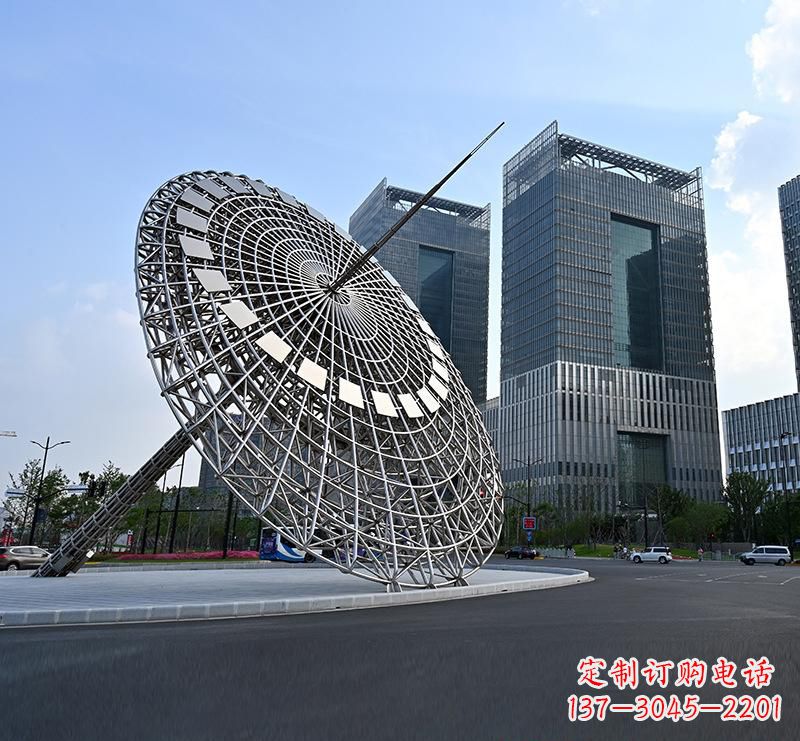 内江不锈钢城市璀璨的摩天轮雕塑