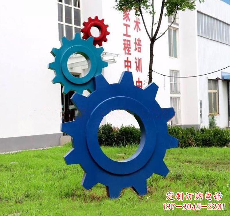 内江不锈钢齿轮雕塑创新艺术的结晶