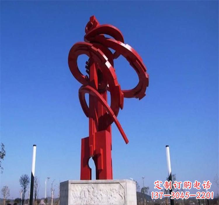 内江不锈钢齿轮雕塑把技术艺术完美结合