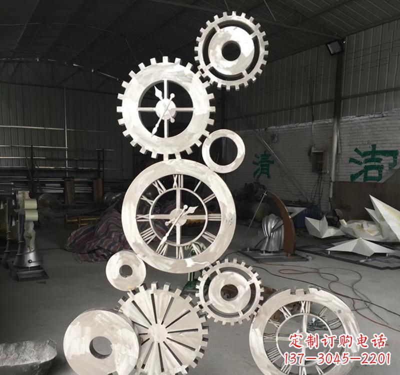 内江齿轮雕塑精致细腻的艺术品