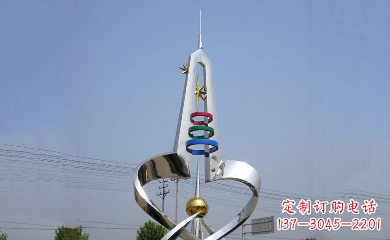 内江不锈钢材质的避雷针雕塑