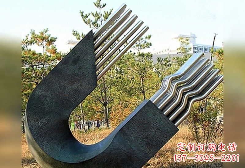 内江不锈钢磁铁雕塑绚丽多彩的艺术珍品