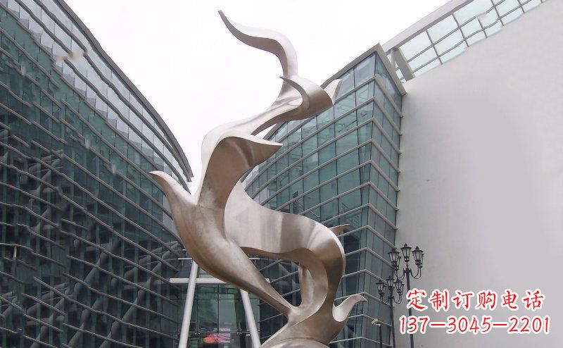 内江不锈钢大雁雕塑