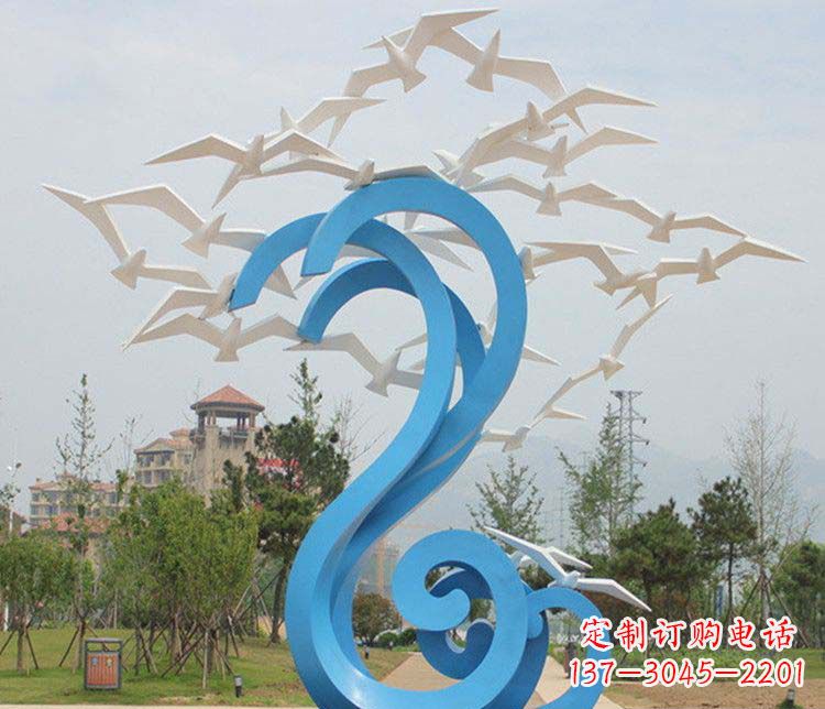 内江不锈钢大雁雕塑传承传统文化的象征