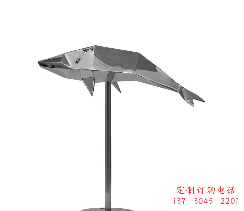 内江不锈钢海豚雕塑