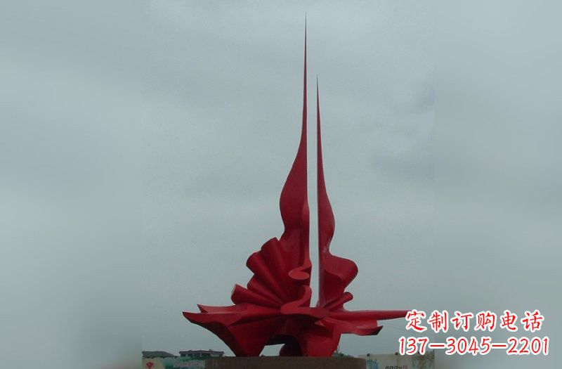 内江精美不锈钢火炬雕塑