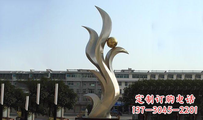内江精美不锈钢凤凰雕塑