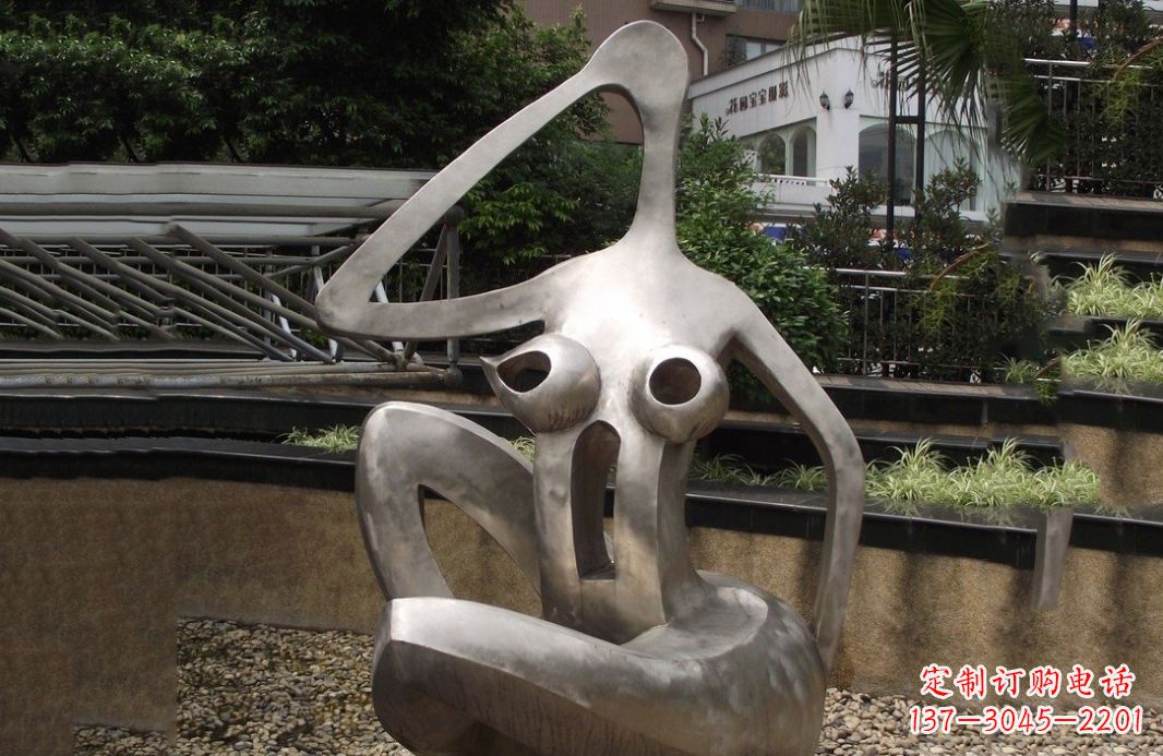 内江精美的不锈钢女人雕塑