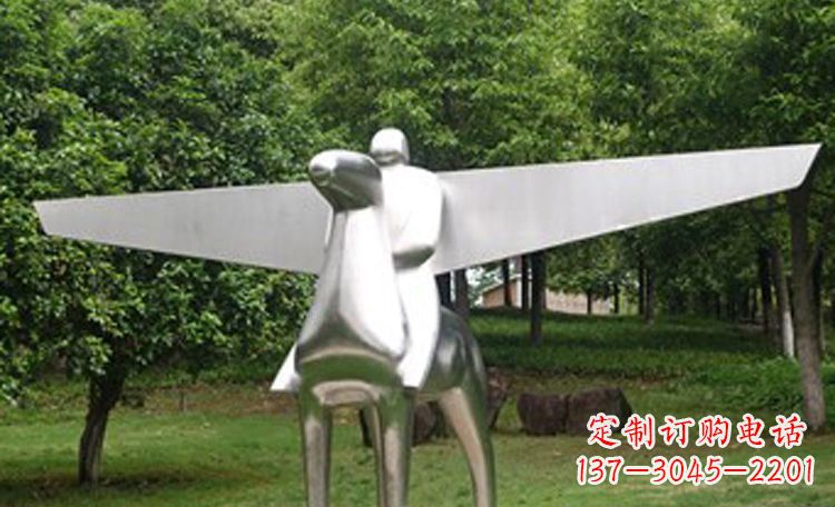 内江不锈钢马雕塑完美集结动感与现代美学