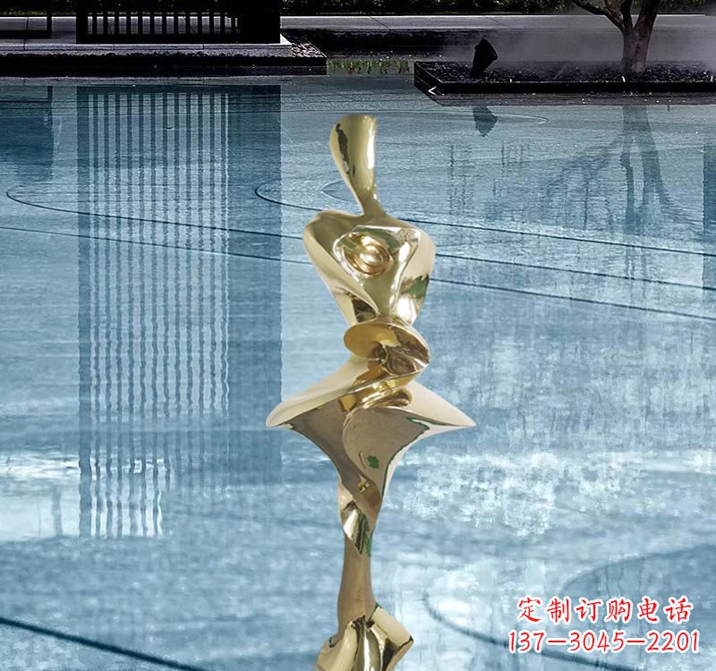 内江不锈钢材质的人体雕塑