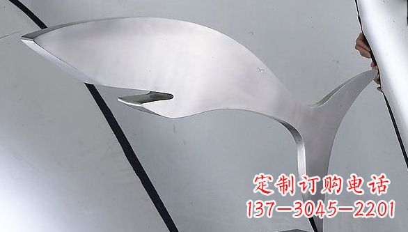 内江不锈钢鲨鱼雕塑艺术精品