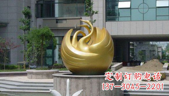 内江不锈钢天鹅雕塑