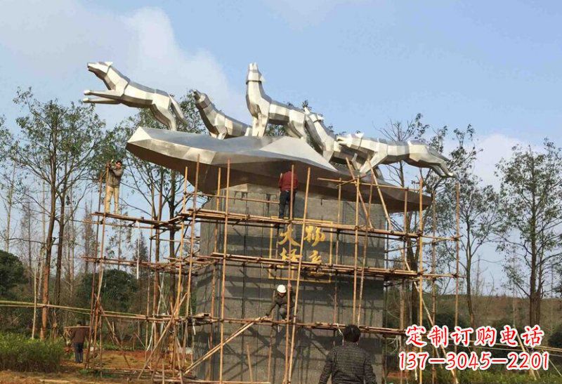 内江不锈钢动物雕塑