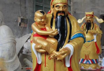 内江福禄寿神像雕塑给予宗教庙宇灵性的祝福