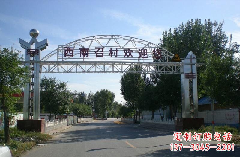 内江不锈钢牌坊雕塑传承传统文化