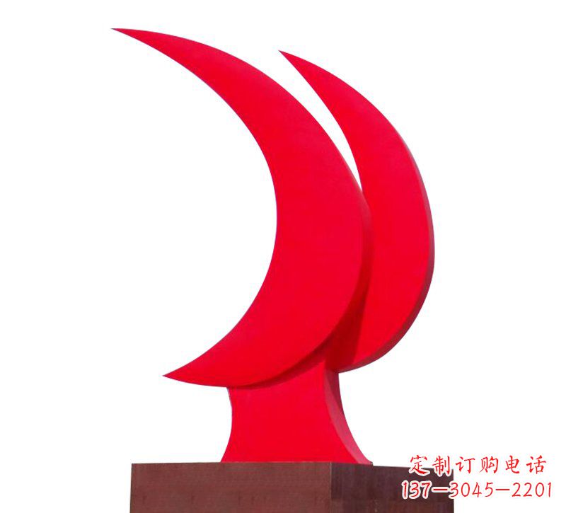 内江不锈钢党旗雕塑——传承中华文化精神