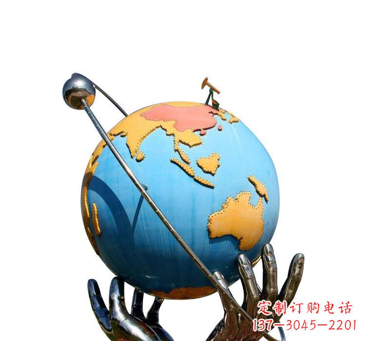 内江不锈钢地球雕塑2