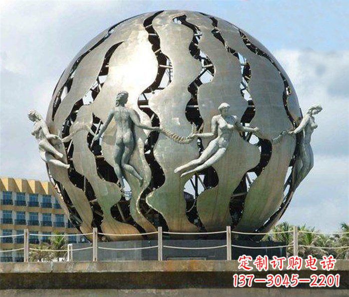 内江不锈钢地球雕塑一座精致而又充满着力量的艺术作品
