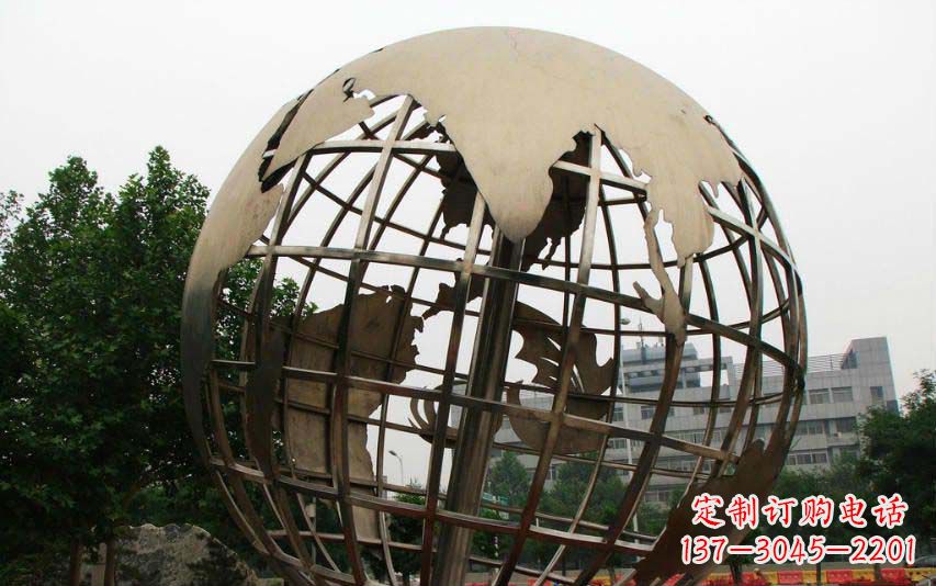 内江不锈钢地球雕塑精彩的艺术景观