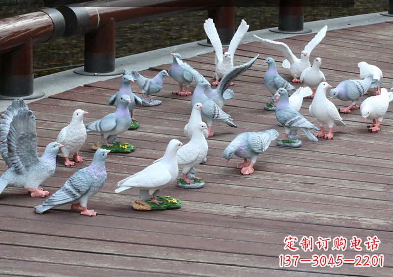 内江精致的不锈钢鸽子雕塑