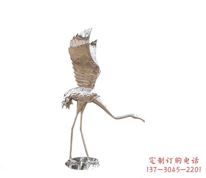 内江不锈钢火烈鸟雕塑灿烂耀眼的艺术之作
