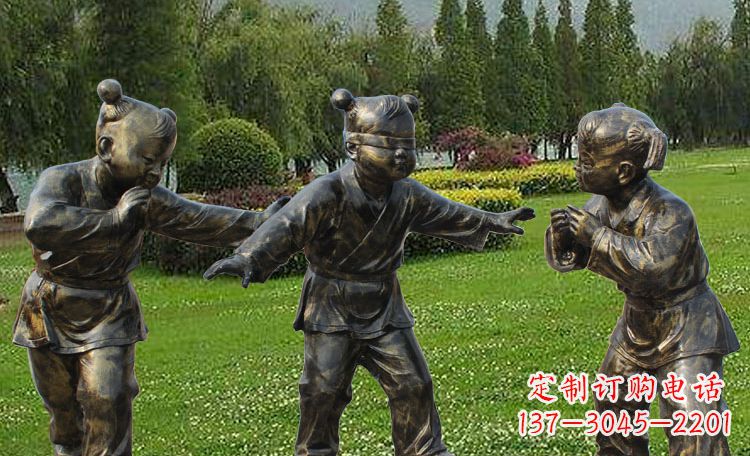 内江儿童的心灵世界——不锈钢儿童雕塑