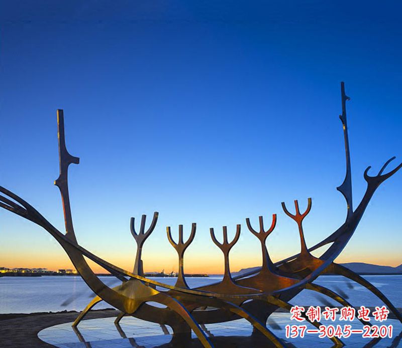 内江帆船雕塑精致的海洋艺术品