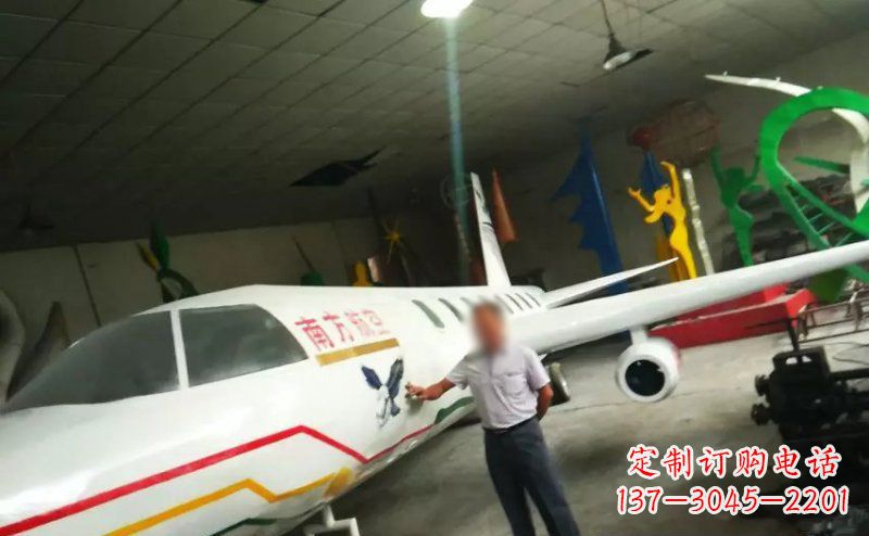 内江不锈钢飞机雕塑精美的艺术作品