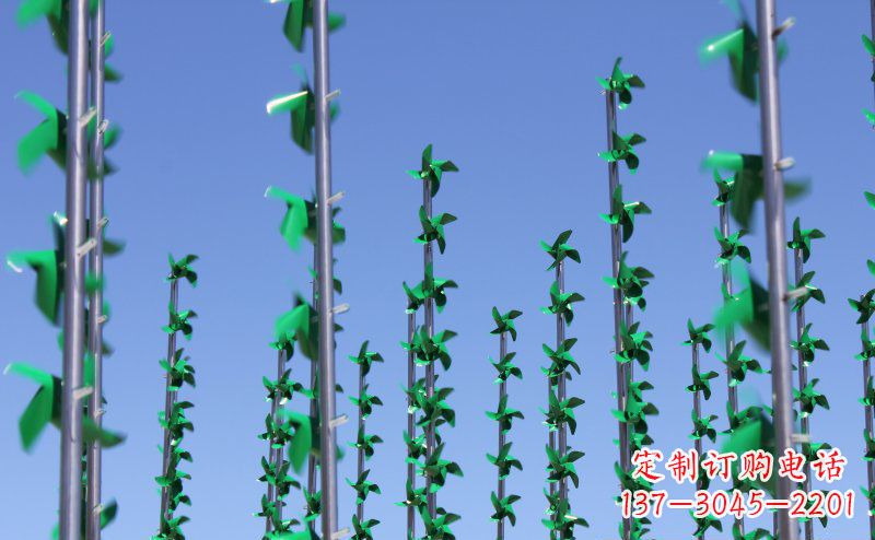 内江不锈钢风车雕塑灵动而又精致