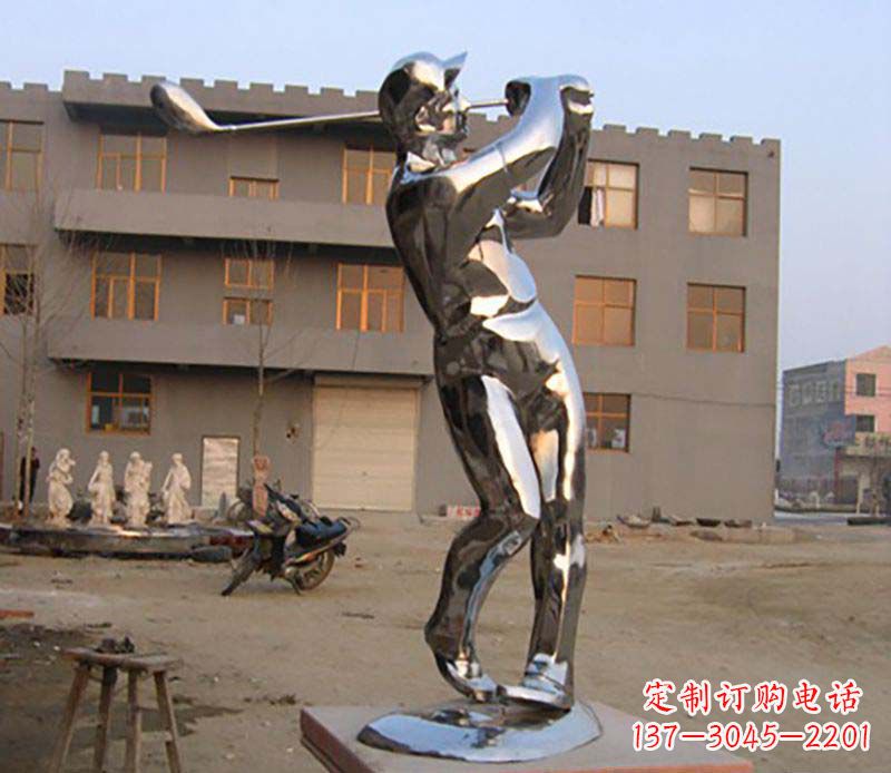 内江不锈钢高尔夫雕塑
