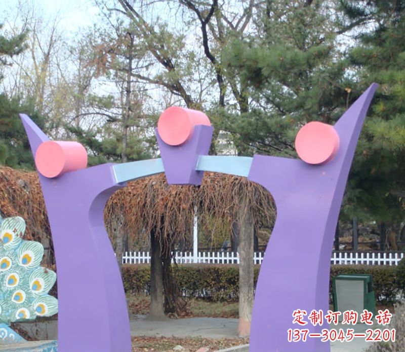 内江不锈钢公园不锈钢拱门雕塑