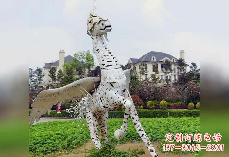 内江不锈钢独角兽雕塑
