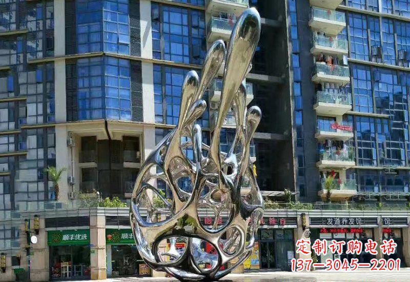 内江不锈钢龙雕塑——象征着力量与灵气