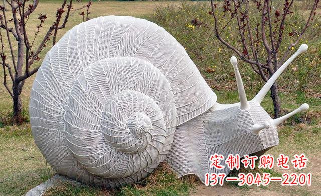 内江不锈钢蜗牛雕塑——让艺术与自然相结合