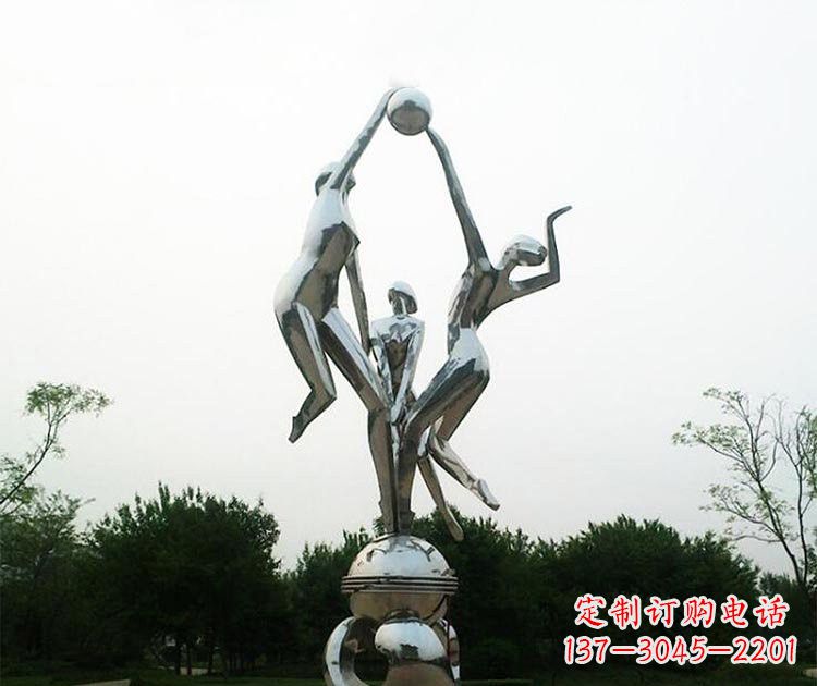 内江排球女孩雕塑