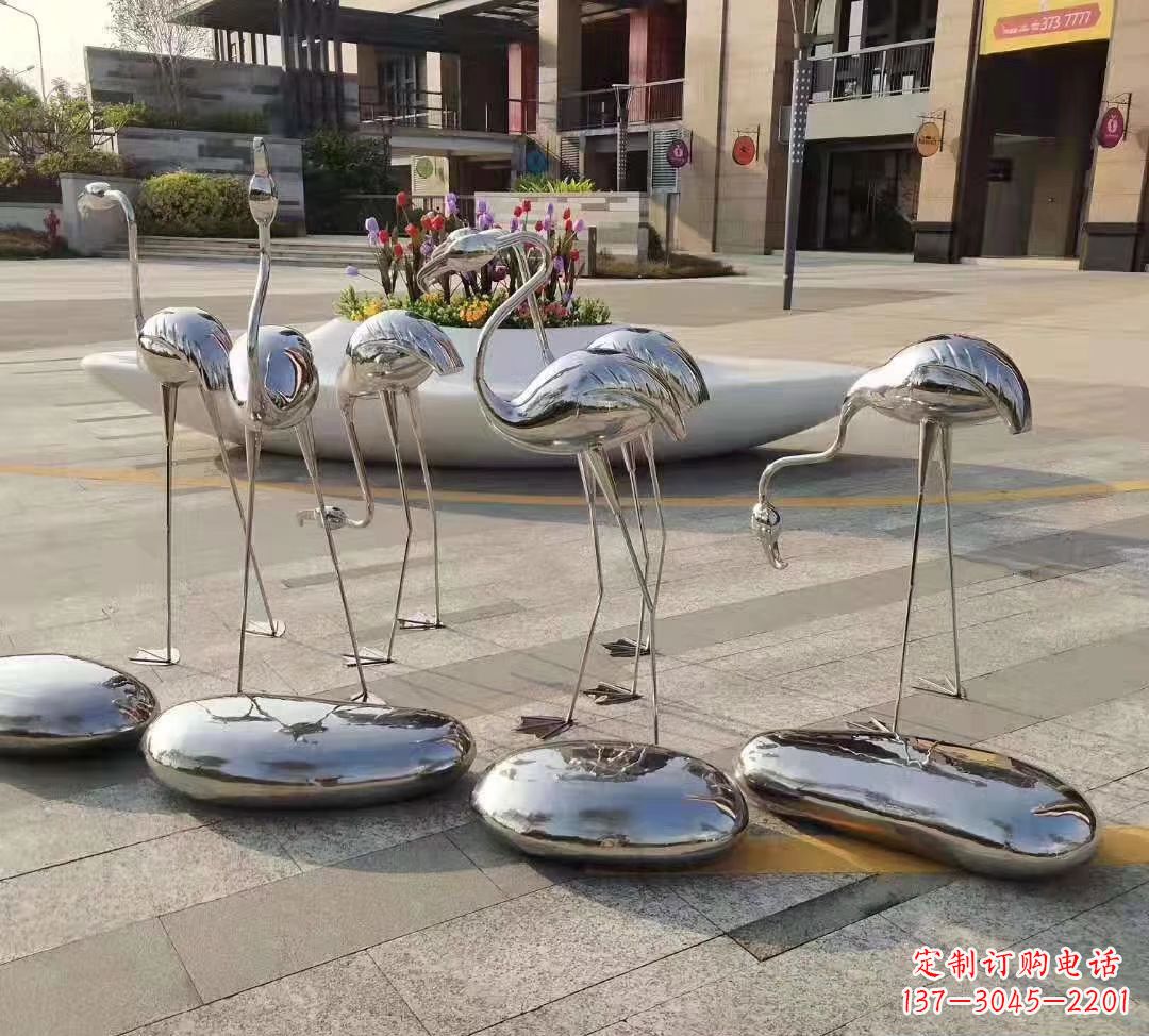 内江鹅卵石雕塑不锈钢公园的美丽礼物