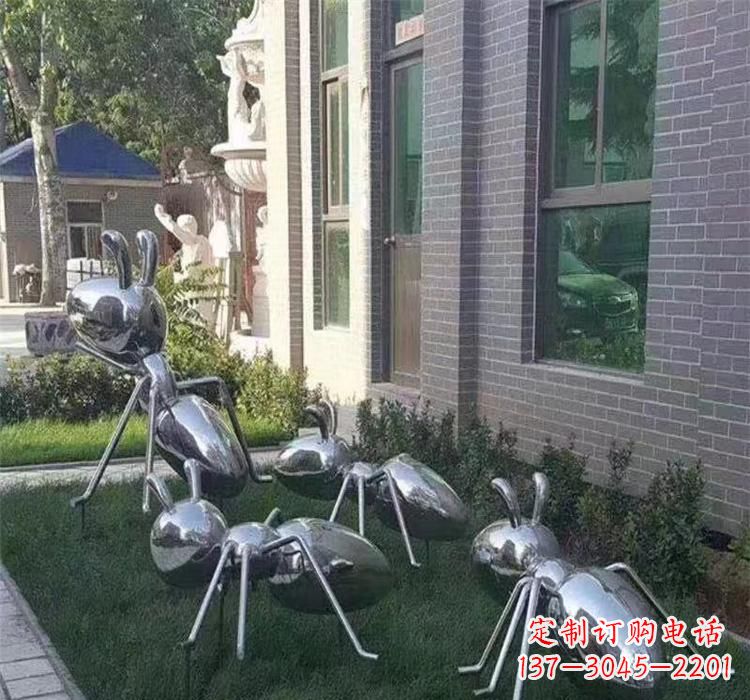 内江不锈钢蚂蚁雕塑—精致细腻的艺术品