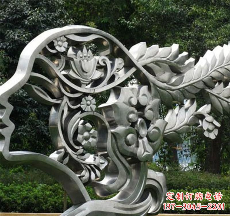 内江不锈钢雕塑美丽的象征