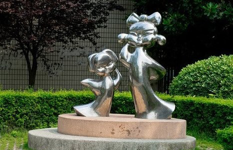 内江不锈钢古代儿童雕塑让每个孩子都有一个家