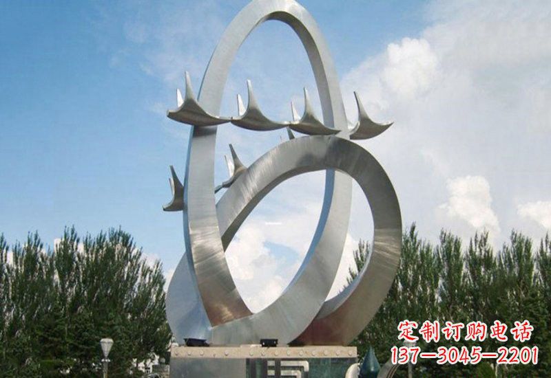 内江不锈钢天鹅雕塑