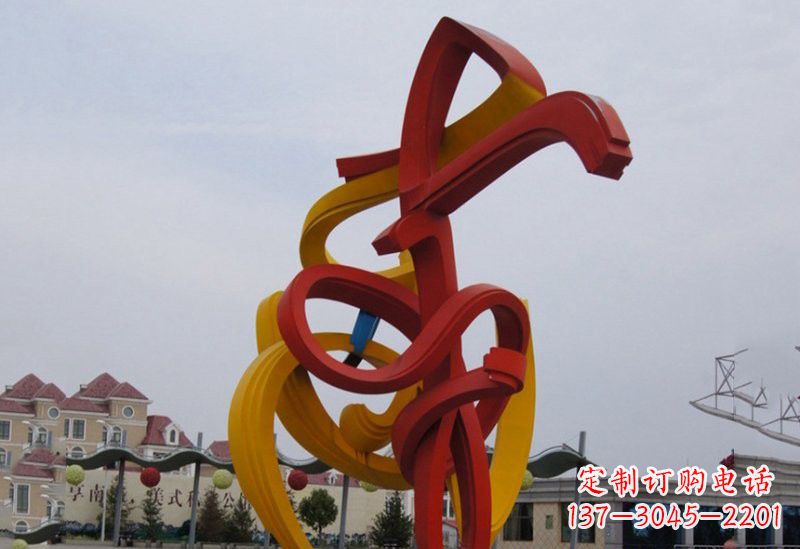内江不锈钢音符雕塑美妙的视觉音乐