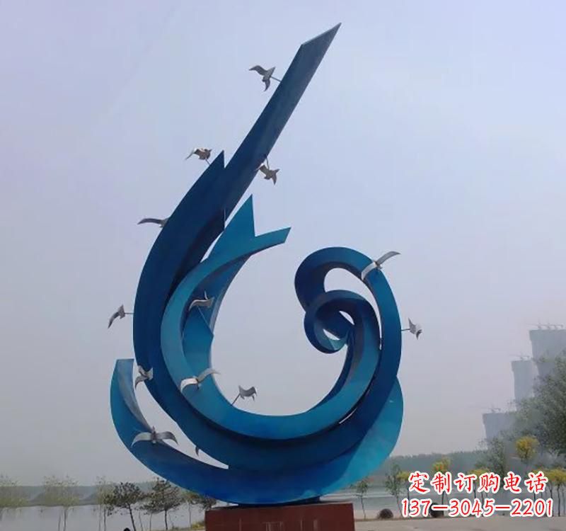 内江不锈钢鸽子雕塑——缔造城市新景象