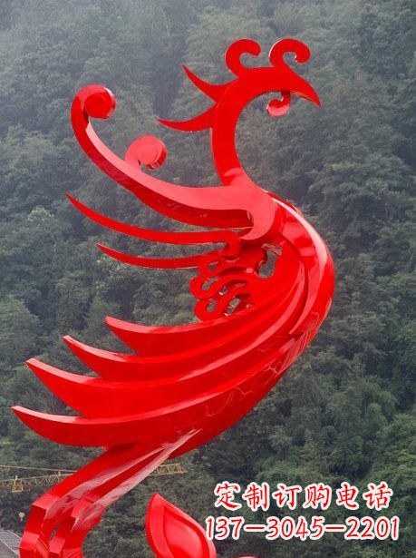 内江不锈钢凤凰雕塑一次精美的艺术体验