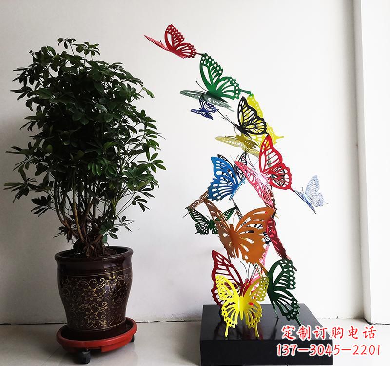 内江不锈钢蝴蝶雕塑