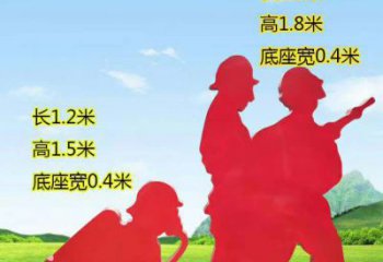 内江表彰消防英雄——不锈钢消防员人物雕塑