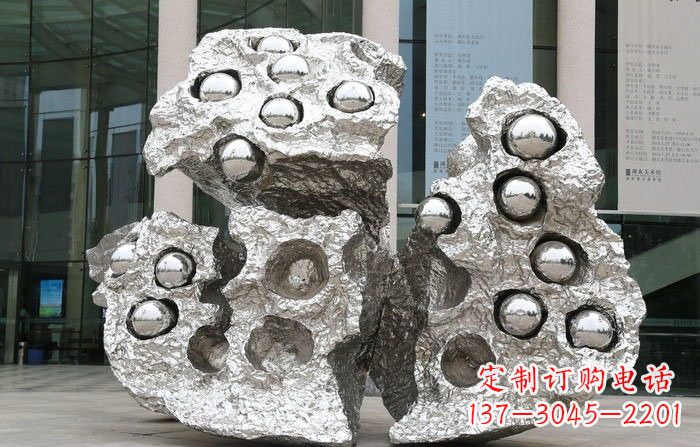 内江不锈钢莲蓬雕塑——传承古老文化的艺术瑰宝