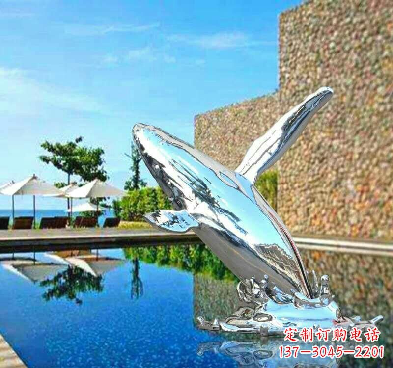 内江不锈钢鲸鱼雕塑艺术之美