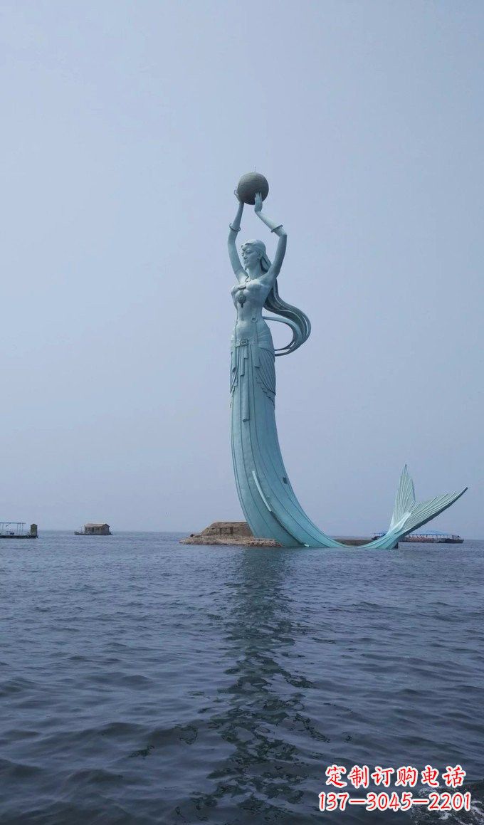 内江美人鱼雕塑——浪漫之旅的起点