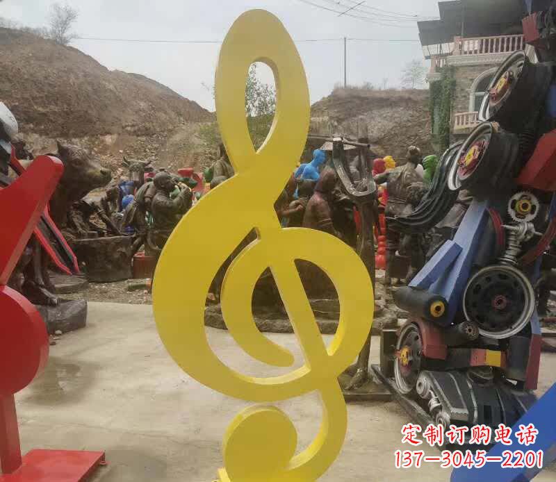 内江不锈钢音符雕塑美丽而持久的艺术